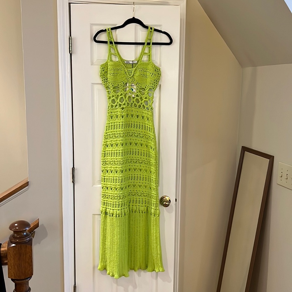 Zara Open Knit Dress